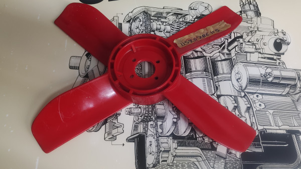 Lüfterrad 4-Blatt 380 mm BMW Baureihe Neue Klasse 1600-2000 E10 1602-2002 ti