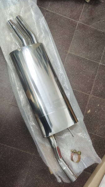 Endschalldämpfer BMW E6 /02 Serie 16-2002 Touring Modelle mit Doppelendrohr neu !