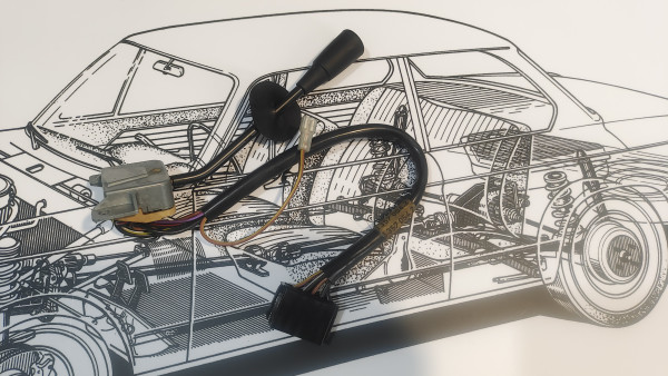 Schalter Scheibenwischer BMW Baureihe E10 15-2002 ab Model 73 orig. NOS NEU!