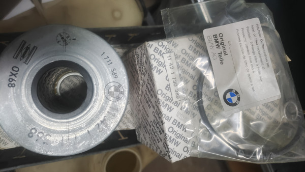Satz Ölfiltereinsatz orig. BMW Baureihe E36 E34 M50/M52 neu !
