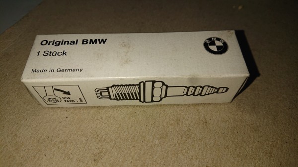 Spark plug, X5DC, original BMW for series E30 M3 S14 E28 M5 E24 M6 S38, NEW!