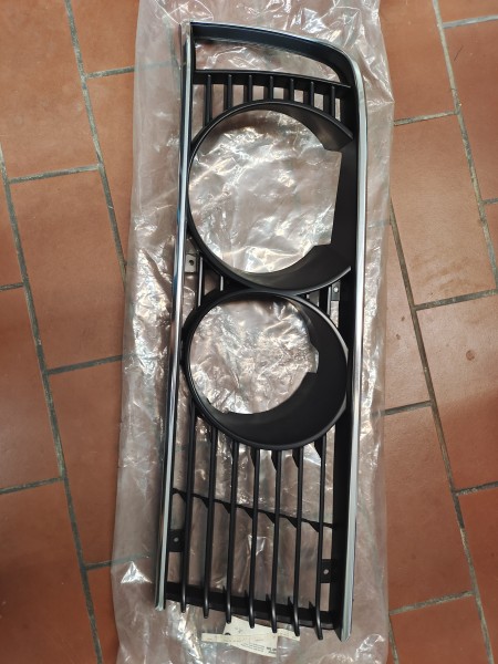 Grille, right, front mask, BMW series E23, 7 series, original NOS, new!